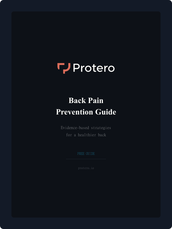 Protero Back Pain Prevention Guide